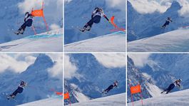 Brutálny pád Lindsey Vonnovej - po desatinách sek.