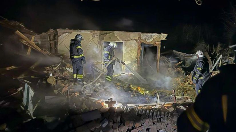 Charkovská oblasť po ruskom útoku 9. februára 2026