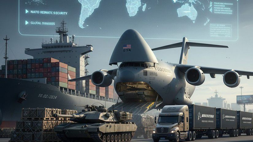 Export zbraní z USA - obrázok vytvorený AI