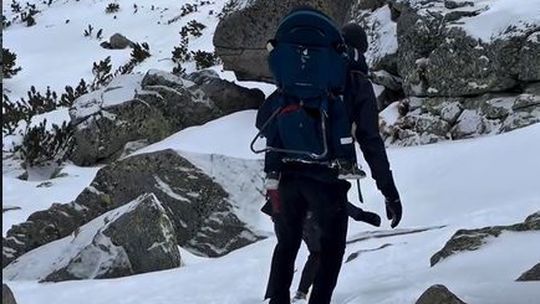 Tatry, dieťa, nosič, botasky, cestovanie