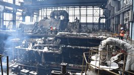 Ukrajinská elektráreň zdemolovaná ruským útokom