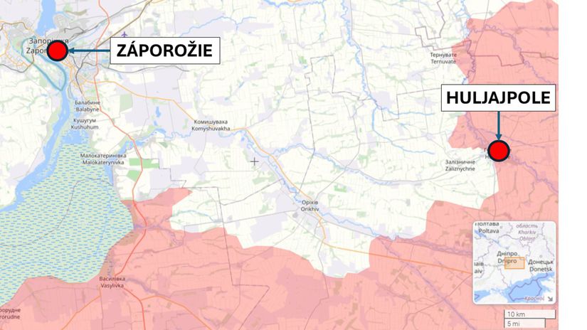 Záporožie a Huljajpole, Ukrajina 10. februára...