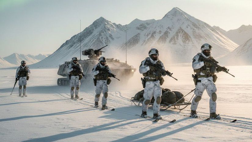 Vojenské cvičenie v arktických podmienkach -...