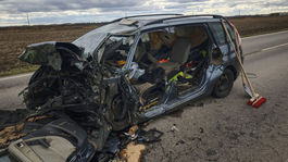 Vážna dopravná nehoda pri Leviciach