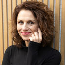 Kristína Herečka Kristína Turjanová v redakcii Pravdy. 