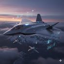 Stíhacie lietadlo Airbus - obrázok vytvorený AI