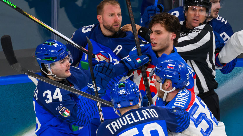 Taliansko ZOH26 Miláno Hokej B Taliansko...