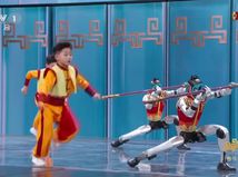 kung-fu, čínski humanoidní roboti a čínske deti, Reuters