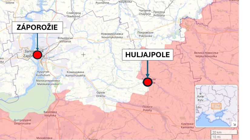 Huljajpole, Ukrajina 17. februára 2026 podľa...