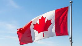 Kanadská vlajka - obrázok vytvorený AI
