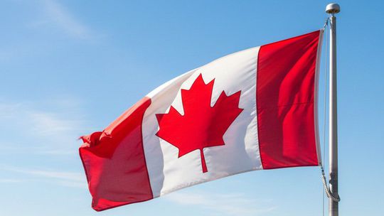 Kanadská vlajka - obrázok vytvorený AI