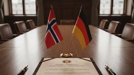 Nórska a nemecká vlajka - obrázok vytvorený AI