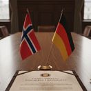 Nórska a nemecká vlajka - obrázok vytvorený AI