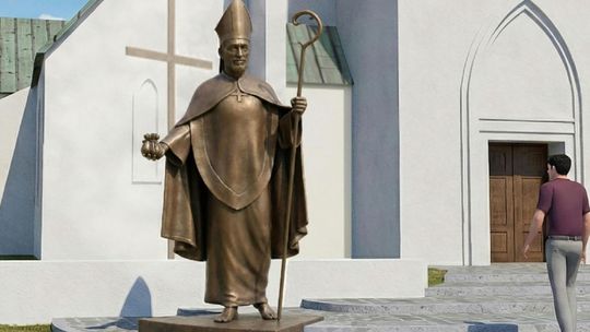 socha, sv. Mikuláš, vizualizácia, Liptovský...