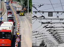 kolaz trolejbusova trat Pavel Neubauer a Dano Veselsky