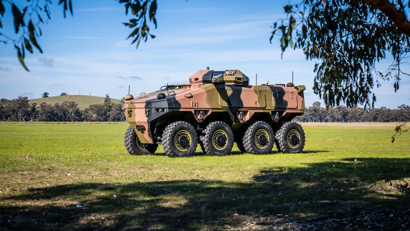 Autonómne bojové vozidlo ATLAS od firmy BAE...