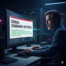 Počítač odmieta poslušnosť - obrázok vytvorený AI