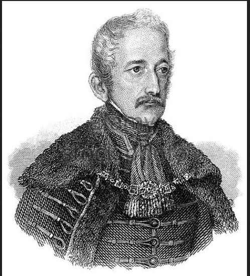 Portrét Alojza Medňanského z roku 1820.