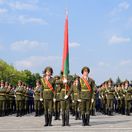 Slávnostný nástup bieloruských vojakov