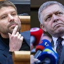 Michal Šimečka a Robert Fico
