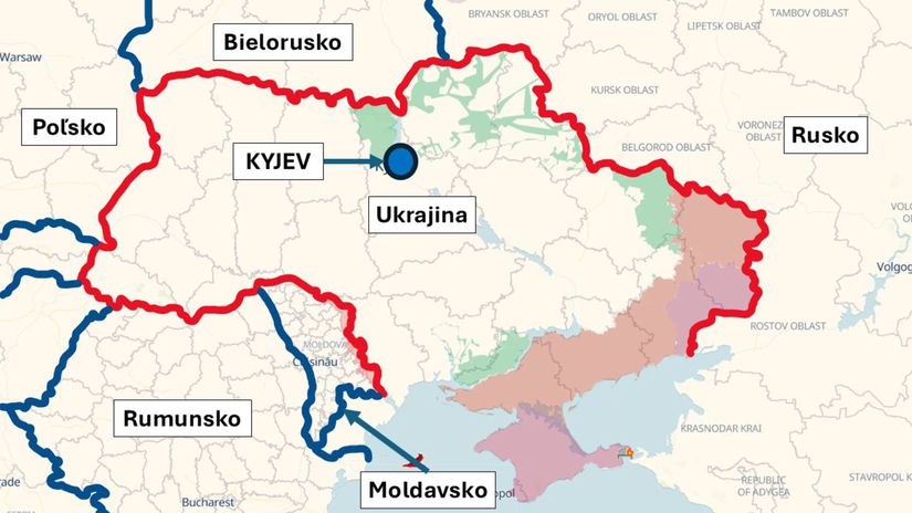 Situácia v Ukrajine k 22. februáru 2026 podľa...