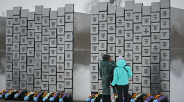 Príbuzní obetí zabitých počas ruskej okupácie...