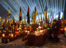 vojna ukrajina ľvov hroby vojaci cintorín