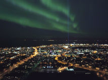 97652299 Aurora Drone Over Reykjavik 4K Prores 25fps airstock large2400x1350