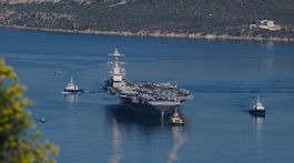 Najväčšia americká lietadlová loď USS Gerald R....