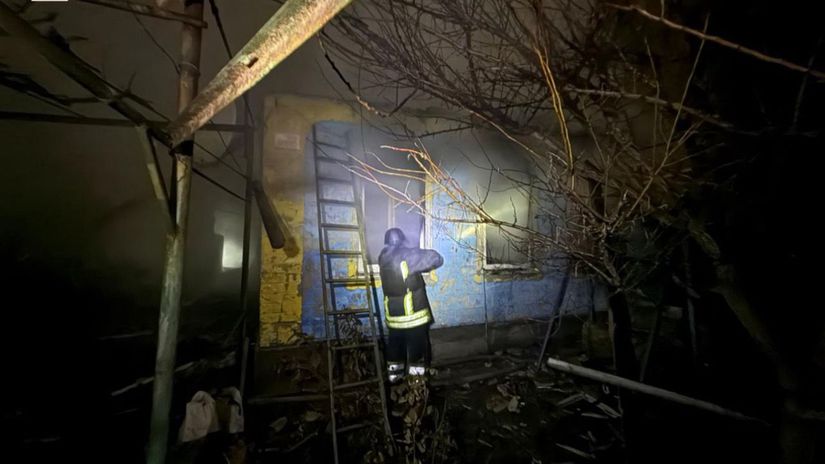 Záporožská oblasť po ruskom útoku 27. februára...