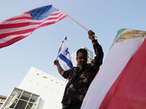 Irán, Izrael, USA, vlajky