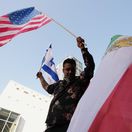 Irán, Izrael, USA, vlajky