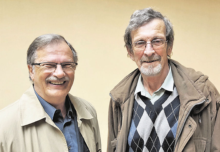 Fedor Bartko s kamarátom z detstva Michalom...