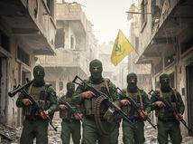 Príslušníci Hizballáhu - obrázok vytvorený AI