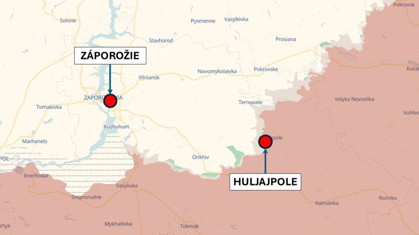 Huljajpole a Záporožie,  Ukrajina 2. marca 2026...