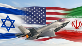 F-35 a vlajky ISR  USA a IRN - obrázok...