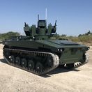 Ruský pozemný bezpilotný prostriedok Marker na...