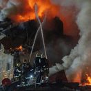 charkov ukrajina hasiči požiar