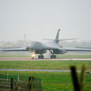 USA Británia Irán lietadlo základňa bombardér B1-B Lancer