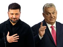 Zelenskyj s Orbanom kombifoto