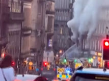 Glasgow, hlavná stanica, požiar, Reuters - NEPOUŽÍVAŤ