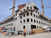 nová budova, Rooseveltova nemocnica, stavba, Banská Bystrica