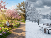 jar zima počasie zmena