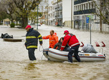 Portugalsko Počasie Búrka Kristin záplavy povodne