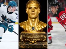 Slafkovský v exkluzívnej spoločnosti....