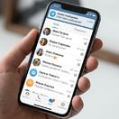 Aplikácia Telegram v mobile - obrázok vytvorený AI