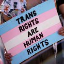 pride, pochod, trans vlajka