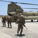 CH-47s lietadlo, americká armáda, vojaci, mariňáci, US NAVY