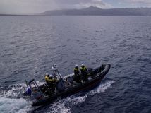 Frontex, Grécky ostrov, čln