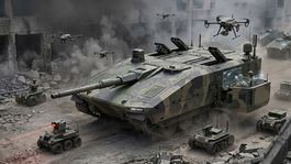 Tank budúcnosti - obrázok vytvorený AI